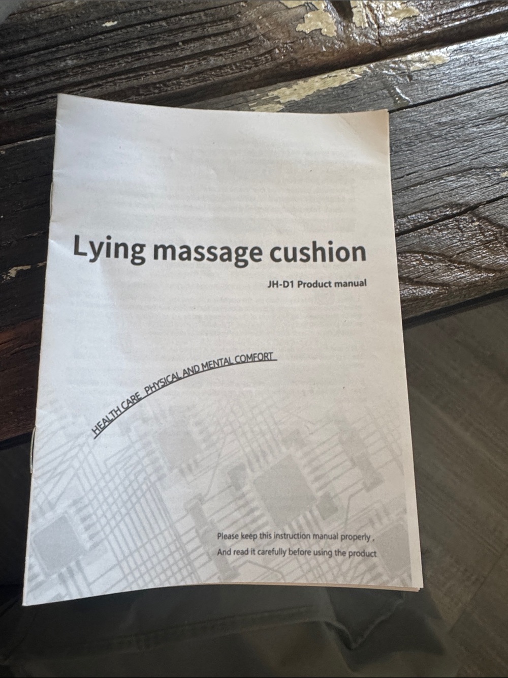 Lying massage cushion